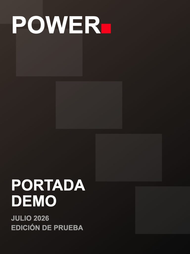 Portada de demostración de POWER Revista, Julio 2026