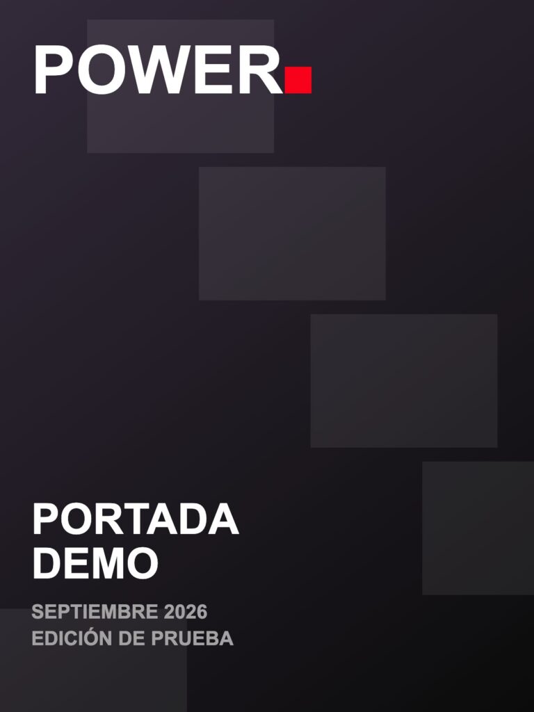 Portada de demostración de POWER Revista, Septiembre 2026